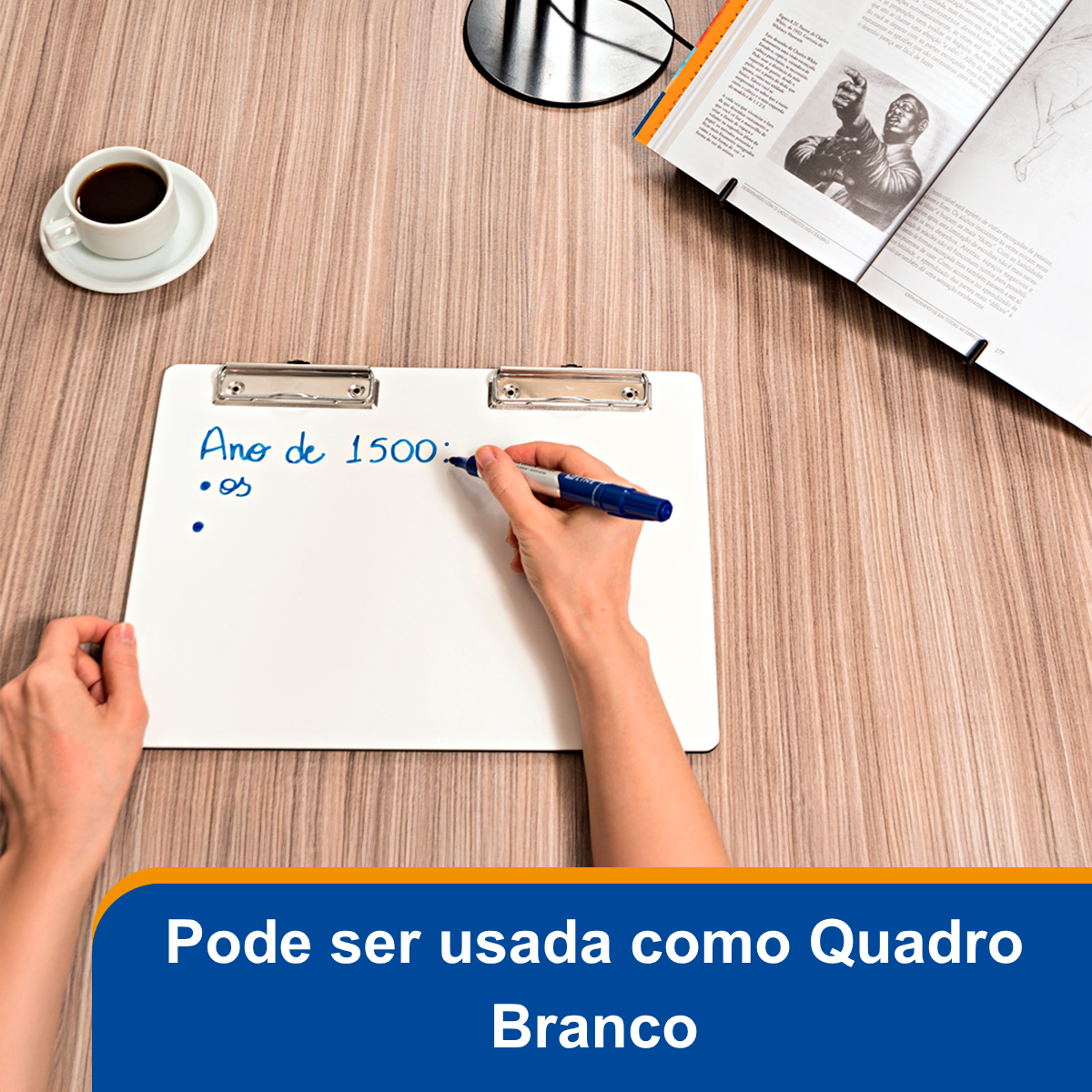 Prancheta para Desenho A4 com Clip