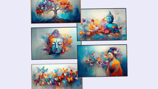 Linha Melodia Azul: Quadros Delicados e Que Vão Inspirar a Sua Decoração