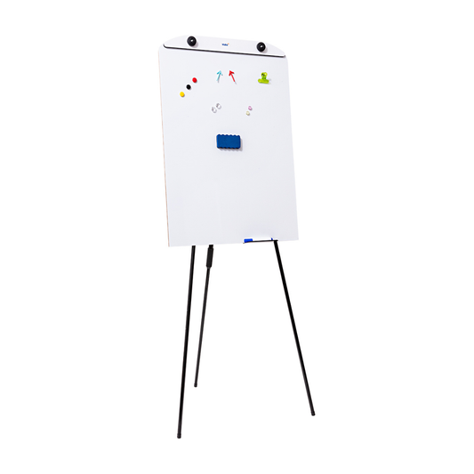 Flip Chart Lousa Quadro Branco Magnético Retrátil