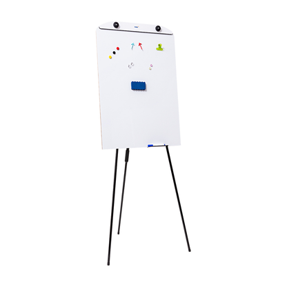 Flip Chart Lousa Quadro Branco Magnético Retrátil
