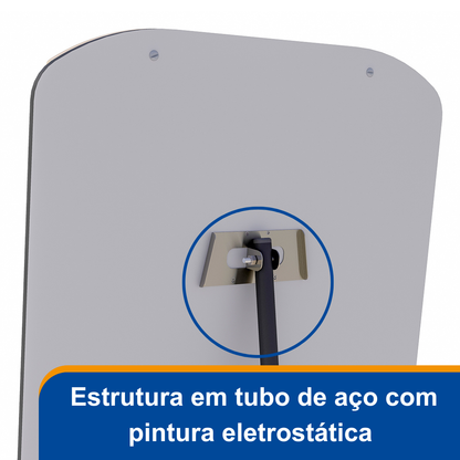 Flip Chart Lousa Quadro Branco Retrátil