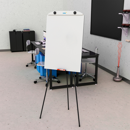 Flip Chart Lousa Quadro Branco Retrátil