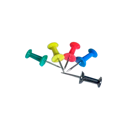 Kit 50 Alfinetes para Quadro Feltro ou Cortiça de Avisos